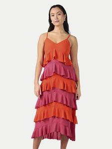 Платье стандартного кроя Yas, оранжевый