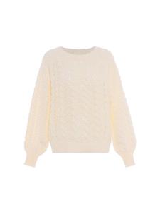 Женский свитер в цвете кремовый faina