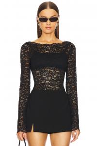 Марианна холлис топ L'Academie, черный