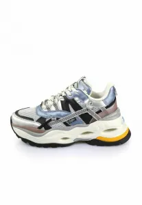 Тройные полые кроссовки Buffalo, Blue Silver