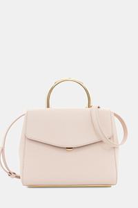 Кожаная сумка Furla, розовый