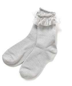 носки с оборками из тюля