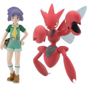 Фигурка Pokémon Scale World Chengdu Area, Abi Giant Praying Mantis BANDAI