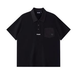 FILA FUSION Поло мужское угольно-черное Jet Black