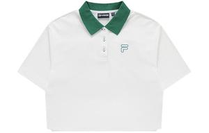 Футболка поло FOB серии женская стандартная белая FILA FUSION
