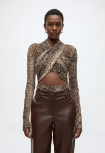 Блузка-Боди с принтом «алия» Bardot, Snake Skin