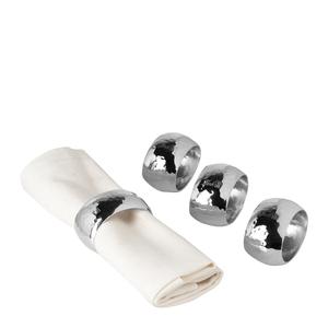 Кольцо для салфеток ORA набор из 4 шт. Fink, серебристый