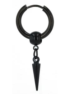 Adeliás Серьги унисекс из нержавеющей стали черного цвета