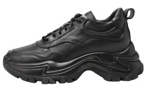 ZRO Женские противоскользящие износостойкие низкие массивные кроссовки черные, цвет Black