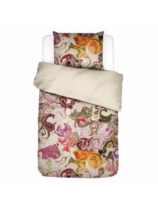 Постельное белье Isaline Satin ванильного цвета. Essenza, 135x200 см (80x80 см)