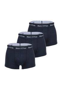 Трусы Essentials короткие, 3 шт., пояс с логотипом, мужские Marc O'Polo, темно-синий
