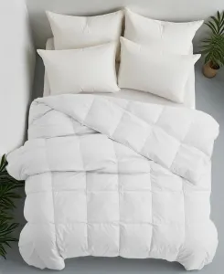 Ультрамягкое одеяло из гусиного пуха, размер California King Unikome, белый