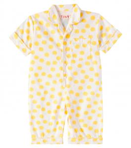 Хлопковый комбинезон Baby Sun Tinycottons, Off-White