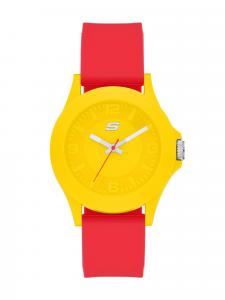 Аналоговые силиконовые часы Skechers SR6370 унисекс, цвет Red, Yellow
