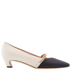 Балли Силт туфли-лодочки с квадратным носком из лаковой кожи, размер 5.5 Bally, черный