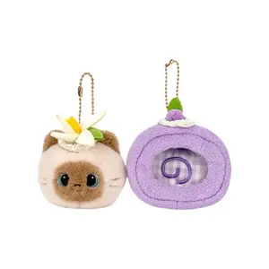 Очаровательная сиамская кошка кукла брелок плюшевый кулон высота 10см BANLI