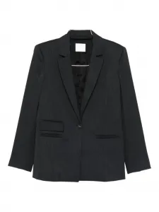 Жакет с лацканами Su, черный