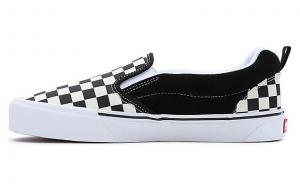 Knu Slip On 'Checkerboard' Vans, черный белый