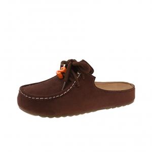 Take the Qin Женские противоскользящие тапочки с закрытым носком - кофе, цвет Coffee