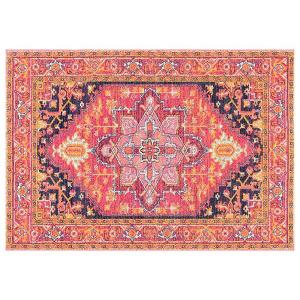 Бодрумский изысканный персидский ковер в рамке «Вонда» с цветочным рисунком Nuloom, 61x92 см