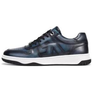 RARE Низкие мужские кроссовки для скейтбординга, черно-синие