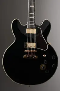 Электрогитара Epiphone B.B. King Lucille полуакустическая - Эбеновое дерево, в комплекте с оригинальным премиальным мягким футляром