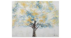 Акриловая картина ручной работы KUNSTLOFT Blooming Giant цвет gold/türkis