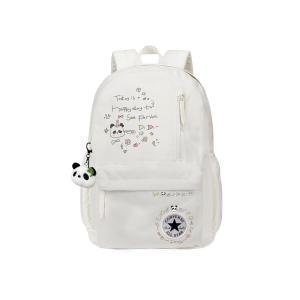 Converse Полиэстеровый рюкзак обычный женский белый, Panda Diaries