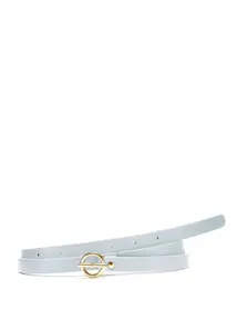 Поясной ремень LASCANA, тонкая и модная форма, ремень, джинсовый ремень, брючный ремень, синий