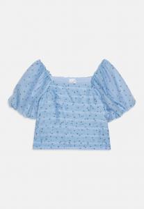 Блуза PUFF SLEEVE EMERSON Abercrombie & Fitch, синий