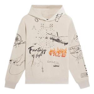 Толстовка с капюшоном Counterflow с графическим принтом Li-Ning, бежевый