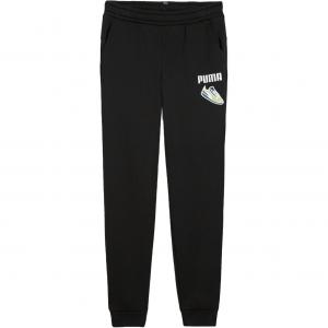 Футболка подростковая вязаная с логотипом ESS+ черная PUMA