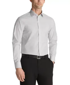 Мужская сорочка, Regular и Slim Fit Calvin Klein, серый