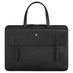 Montblanc Кожаный портфель унисекс, черный