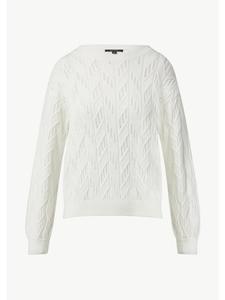 Вязаный свитер в цвете 0120_белый comma