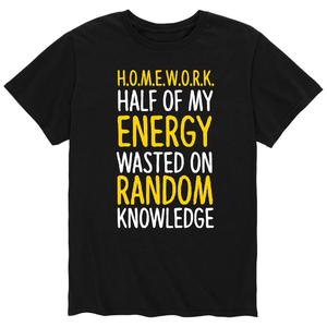 Мужская футболка для домашних заданий Licensed Character