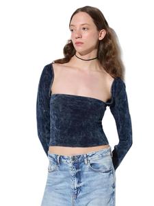 No Matter What Лонгслив в цвете Navy