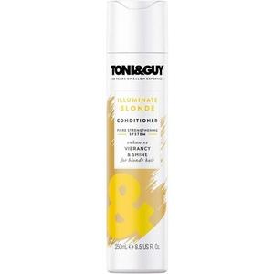 Toni&Guy Кондиционер Illuminate Blonde для придания блеска окрашенным, мелированным и натуральным светлым волосам 250мл Toni & Guy