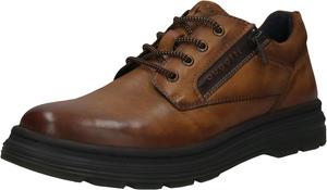 Мужские кроссовки Bugatti низкие на шнуровке, Cognac