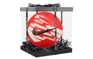 Nike Размер 4 5 футбольный мяч Soccer Rubber Machine Stitched Unisex красный