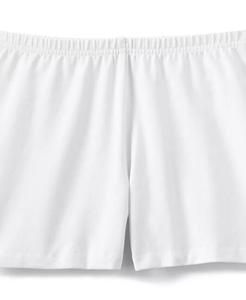 Шорты для девочек из плотного хлопка Cartwheel Lands' End, белый