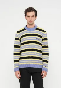 Джемпер с вышитым логотипом в полоску, сшитый из альпаки. Tommy Jeans, Nordic Iris