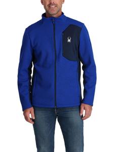 SPYDER Мужская флисовая куртка Bandit Jacket - синяя