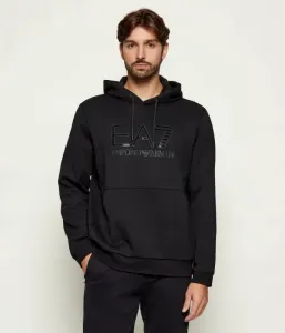 Толстовка regular fit Ea7, черный