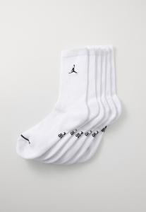 Носки Jordan CUSH CREW 6 PACK, White/Black/White