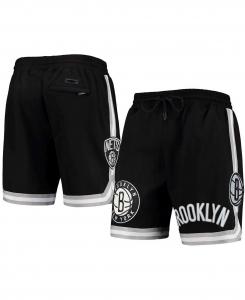 Мужские черные шорты из синели Brooklyn Nets Pro Standard