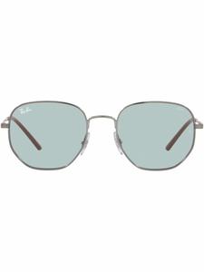 Ray-Ban солнцезащитные очки в шестиугольной оправе, серый