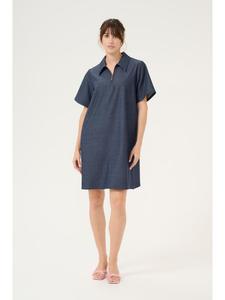 Платье CUcybilla А-силуэта из синего денима CULTURE