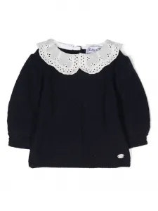 Джемпер с английской вышивкой Tartine Et Chocolat, синий