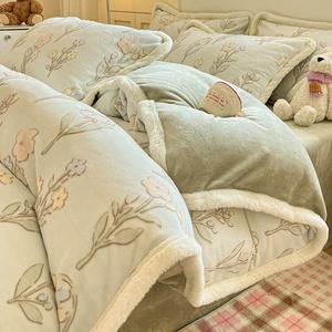 FUANNA Комплект постельного белья 4 предмета, простыня 200 см, пододеяльник 220x240 см